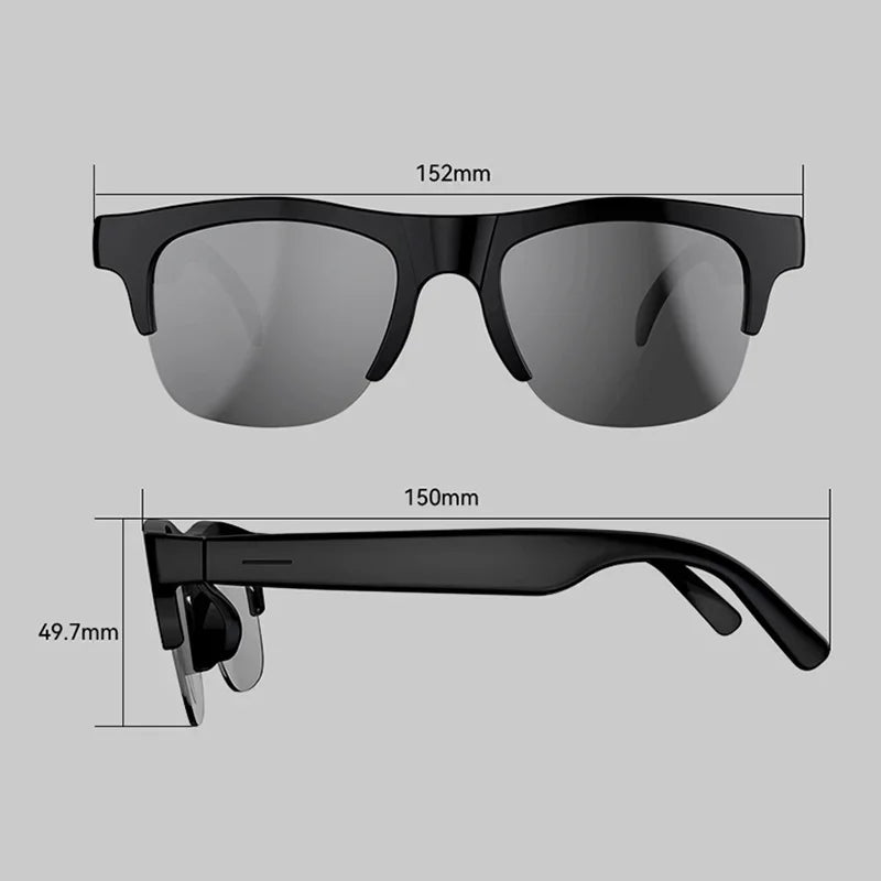 Future AI Smart Vision Glasses – 8K HD Camera & Real-Time AI Translation